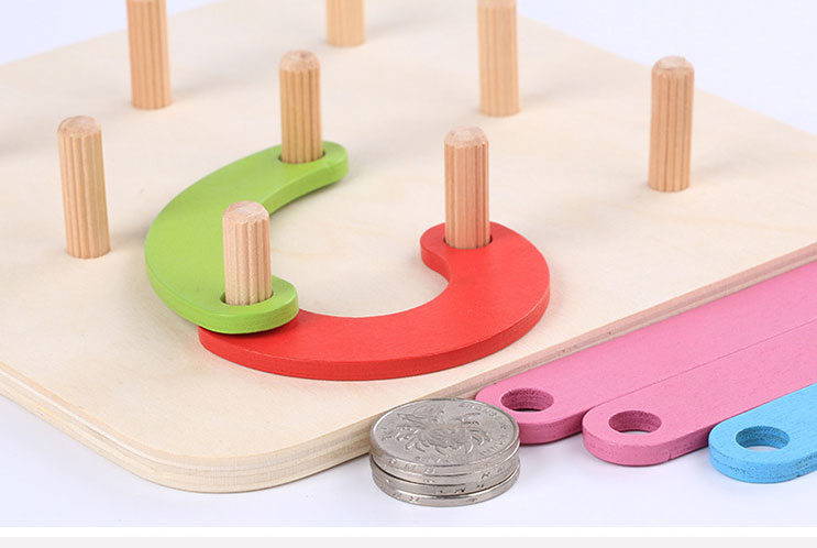 ของเล่นไม้มอนเตสซอรี่ เเผ่นเรียงไม้ต่อภาพ Wooden Alphabet & Number Assembly