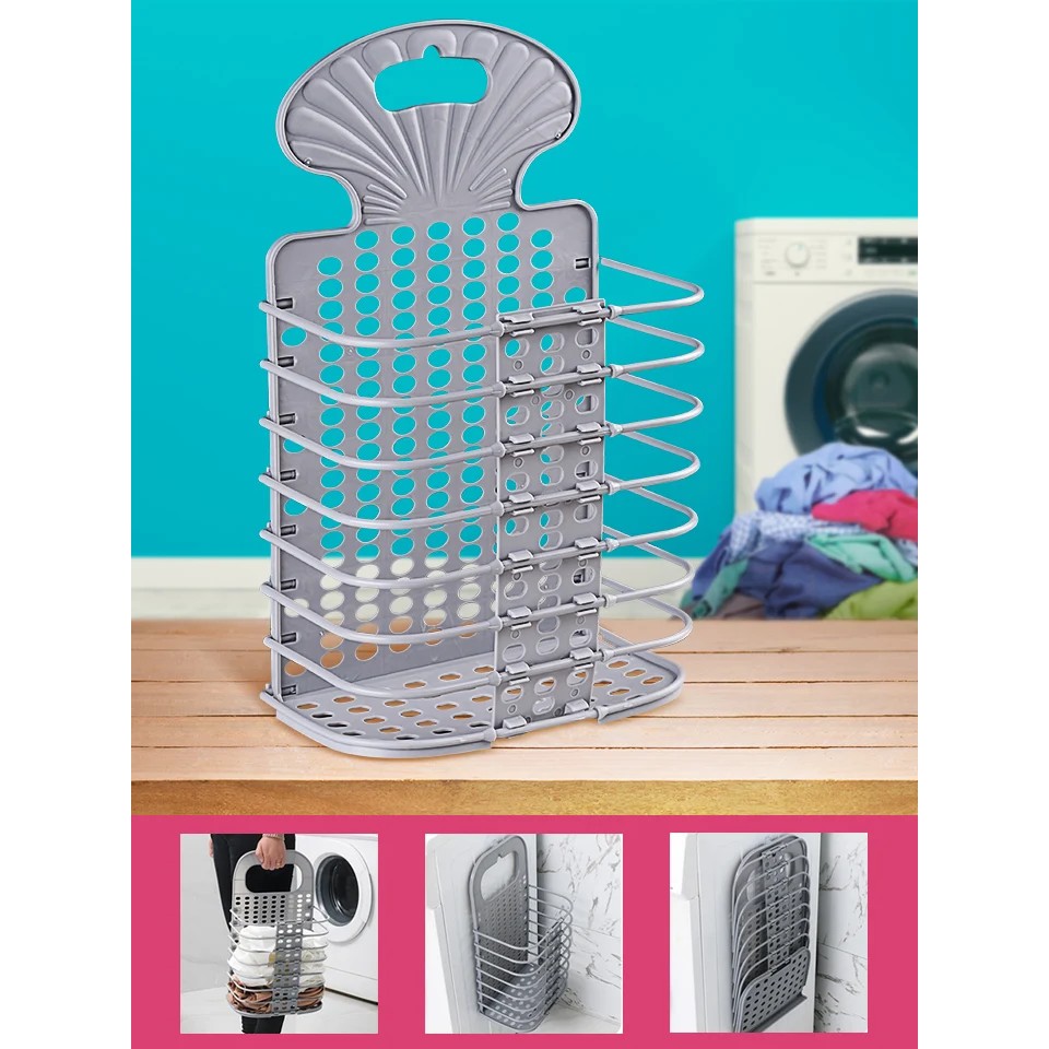 !!สินค้าขายดี!! ตะกร้าผ้าพับได้ ตะกร้าผ้า Foldable Laundry Basket