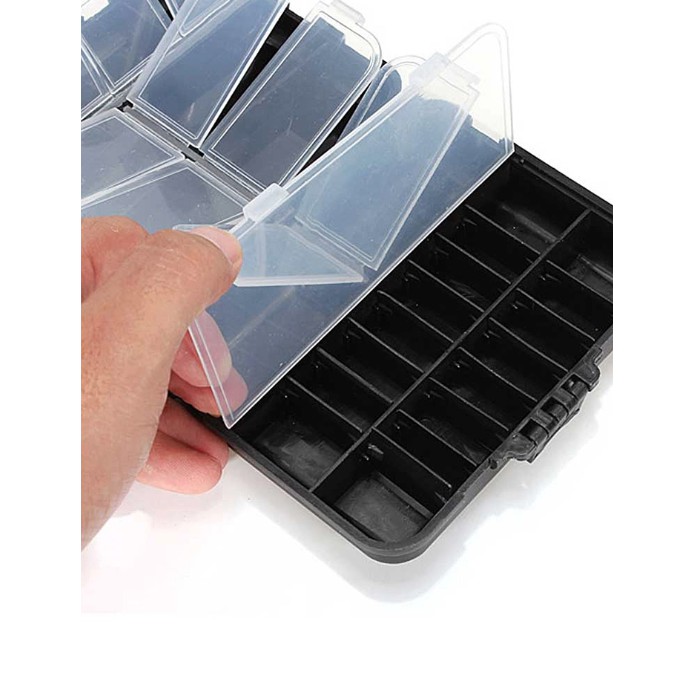 !!สินค้าขายดี!! กล่องเก็บอุปกรณ์ตกปลา กล่องใส่เหยื่อตกปลา Fishing Tackle Box