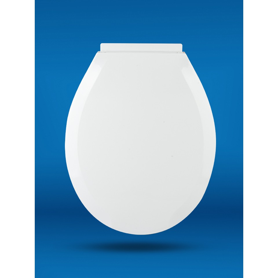 !!สินค้าขายดี!! ฝาชักโครก แบบทรงกลมสีขาว ฝารองนั่ง ฝารองนั่งชักโครก Toilet Seat Lid