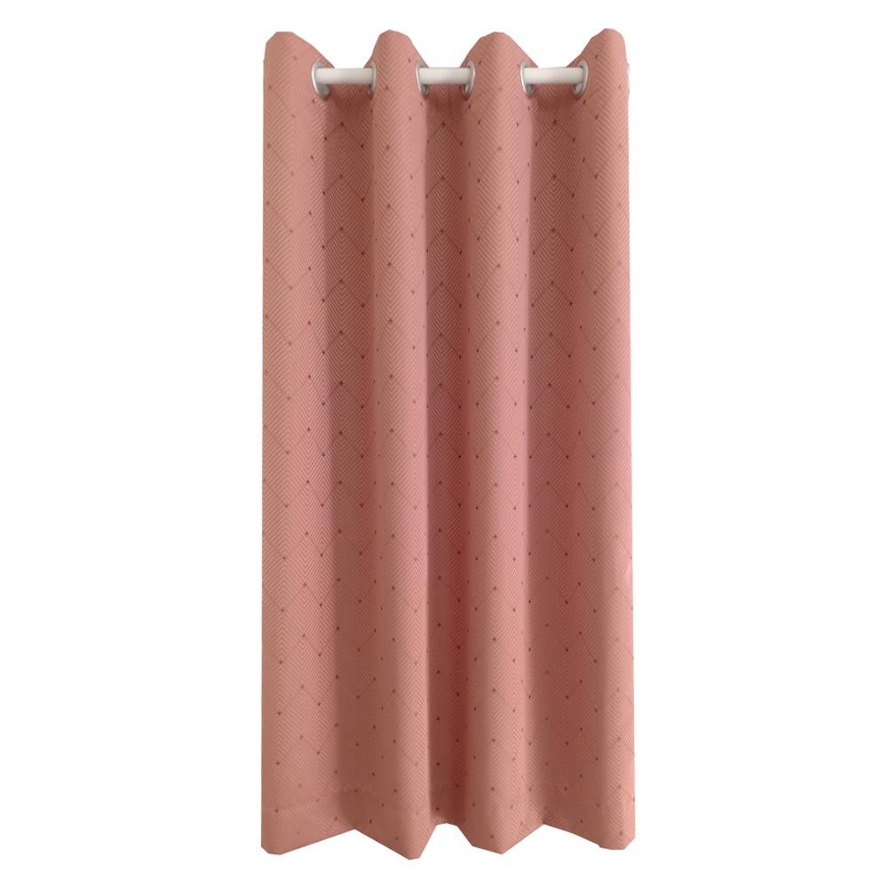 ผ้าม่าน EYELET CHILD FREEDOM STYLE ZOOMA 140X220 ซม. สีชมพู ผ้าม่านประตู CURTAIN ผ้าม่านและมู่ลี่