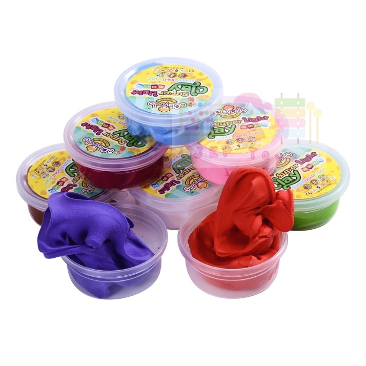 เซตดินเบาเกาหลี 24 กระปุกพร้อมคู่มือปั้นเเละอุปกรณ์