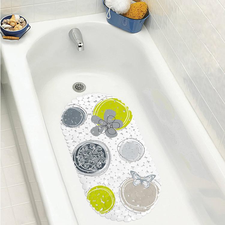 ยางกันลื่น PVC เสื่อดูดอาบน้ำ ห้องน้ำ แผ่นกันลื่นในห้องน้ำ พรมห้องน้ำ Decor