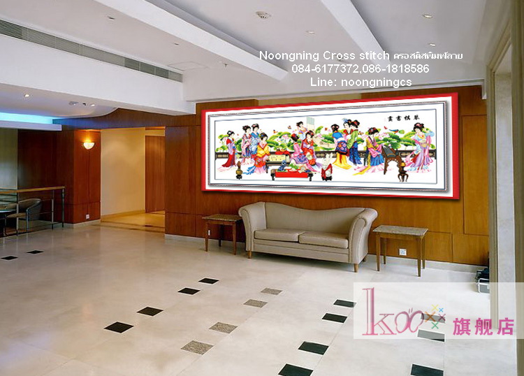 Heart girl ชุดปักครอสติช พิมพ์ลาย ครอสติสจีน งานฝีมือ DIY