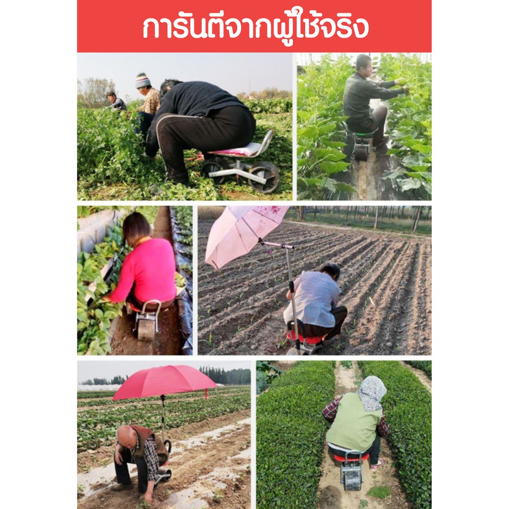 HHsociety เก้าอี้ทำสวน เก้าอี้ อุปกรณ์ตกแต่งสวน อุปกรณ์ทำสวน ปลูกต้นไม้