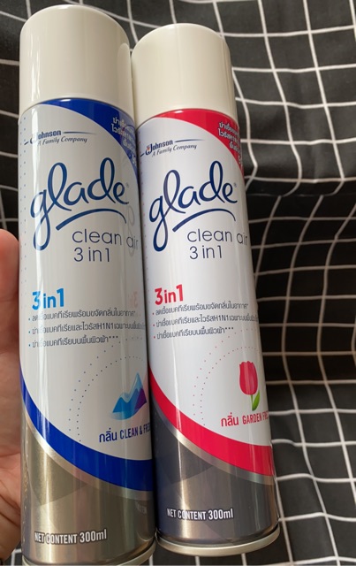 SALE 6.6 ราคาพิเศษ ❤️ Clean & Fresh Glade® Clean Air 3 in 1 H1N1 ฆ่าเชื้อแบคทีเรีย ไวรัส และขจัดกลิ่นในอากาศ