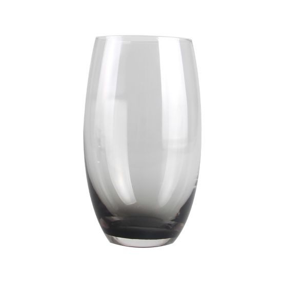 แก้วน้ำทรงสูง Ombre KASSA HOME รุ่น Y126-317 ขนาด 15 x 7 x 5 x 9 ซม. สีดำ ปลอดภัยสำหรับใส่อาหารทั่วไป ทำความสะอาดง่าย