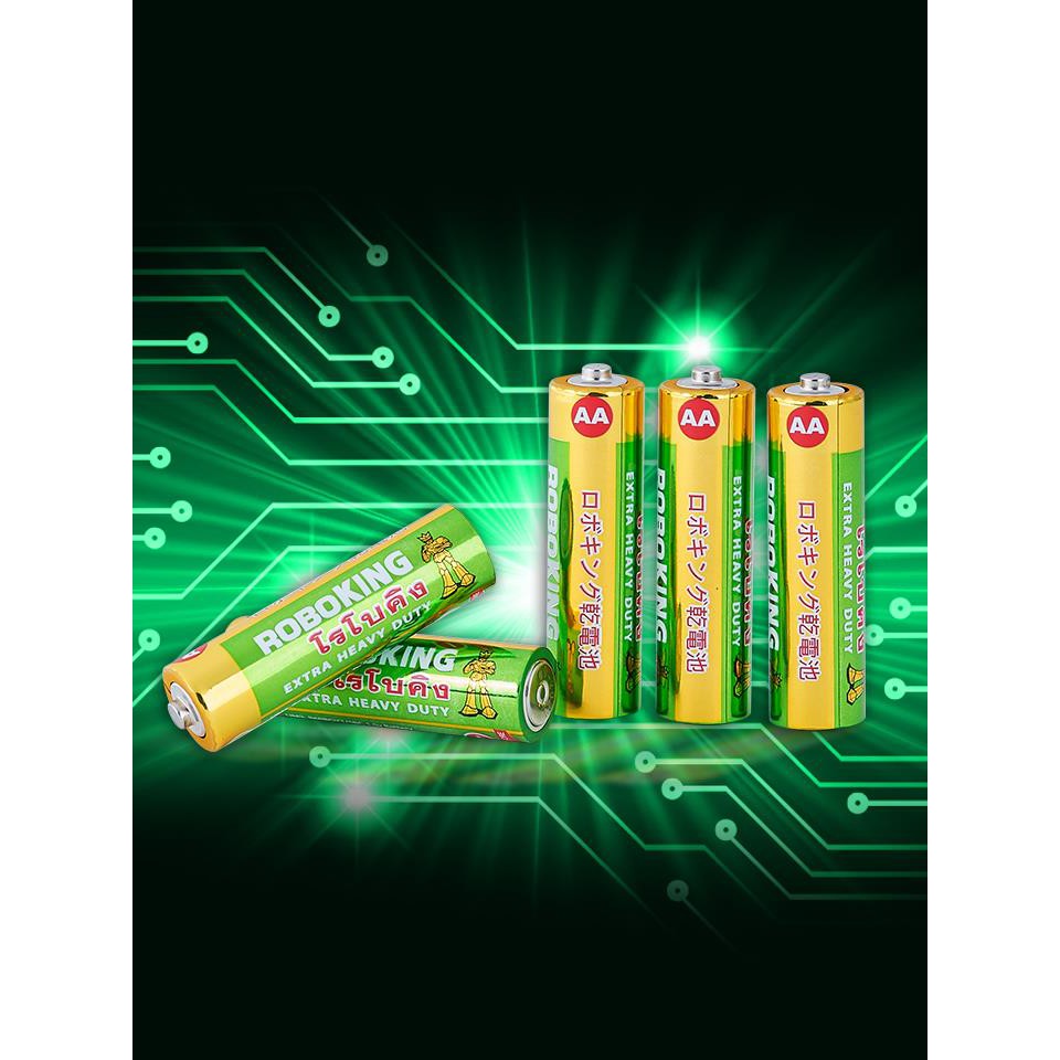 !!สินค้าขายดี!! ถ่านขนาด 1.5V AA แพ็ค 5 ก้อน ROBOKING 5pcs AA 1.5V Batteries Set