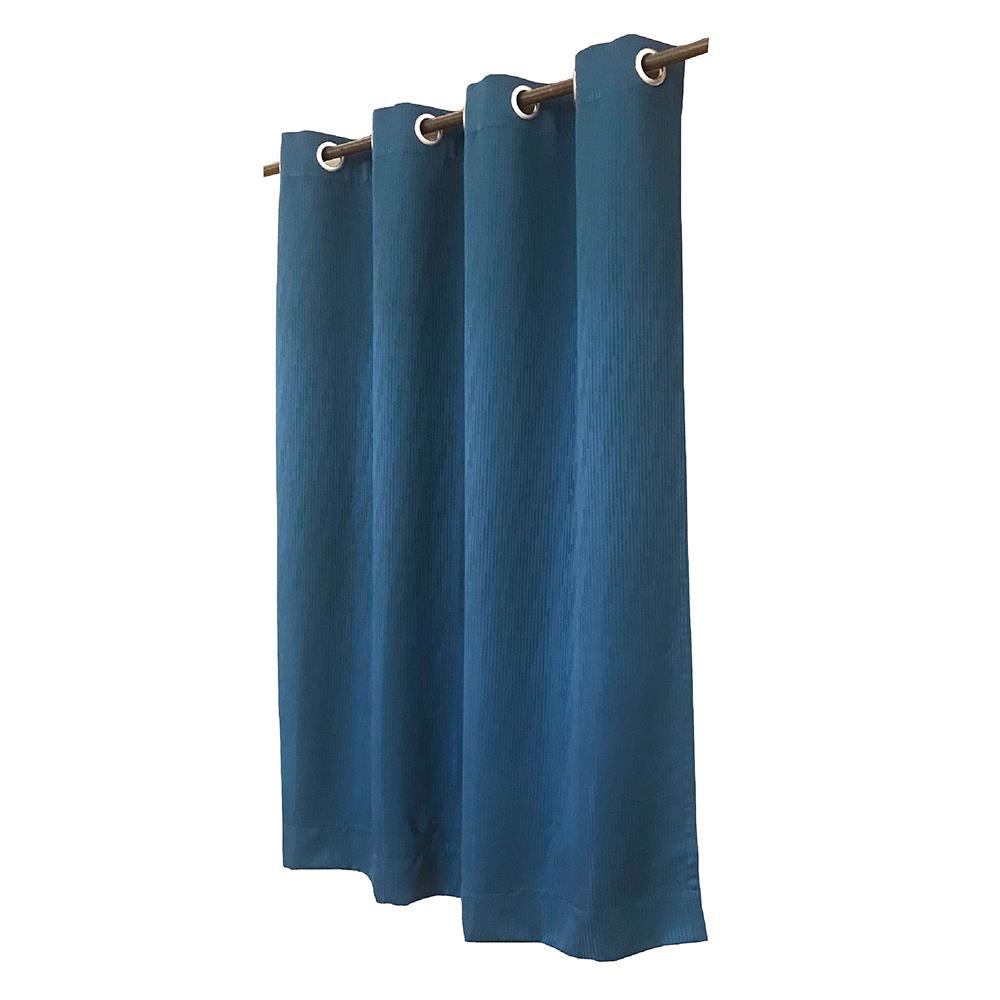 ผ้าม่าน EYELET CHILD FREEDOM STYLE RANDAH UV 145X220 ซม. สีน้ำเงิน ผ้าม่านประตู CURTAIN ผ้าม่านและมู่ลี่