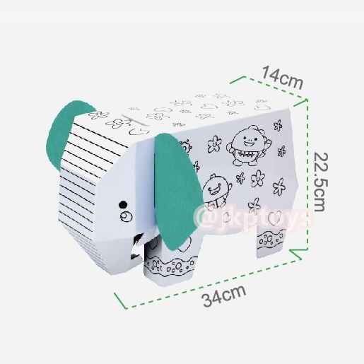 DIY.บ้านกระดาษระบายสี