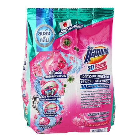 ผงซักฟอกแอทแทค ซอฟท์พลัสโรแมนซ์ 800 กรัม ไม่ทิ้งผงตกค้างบนเสื้อผ้าหลังซัก