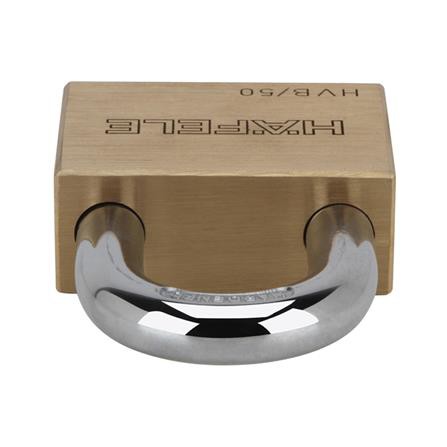 กุญแจลูกปืน HAFELE 482.01.984 50 มม. สีทองเหลือง แข็งแรง ทนทานต่อการงัดแงะ