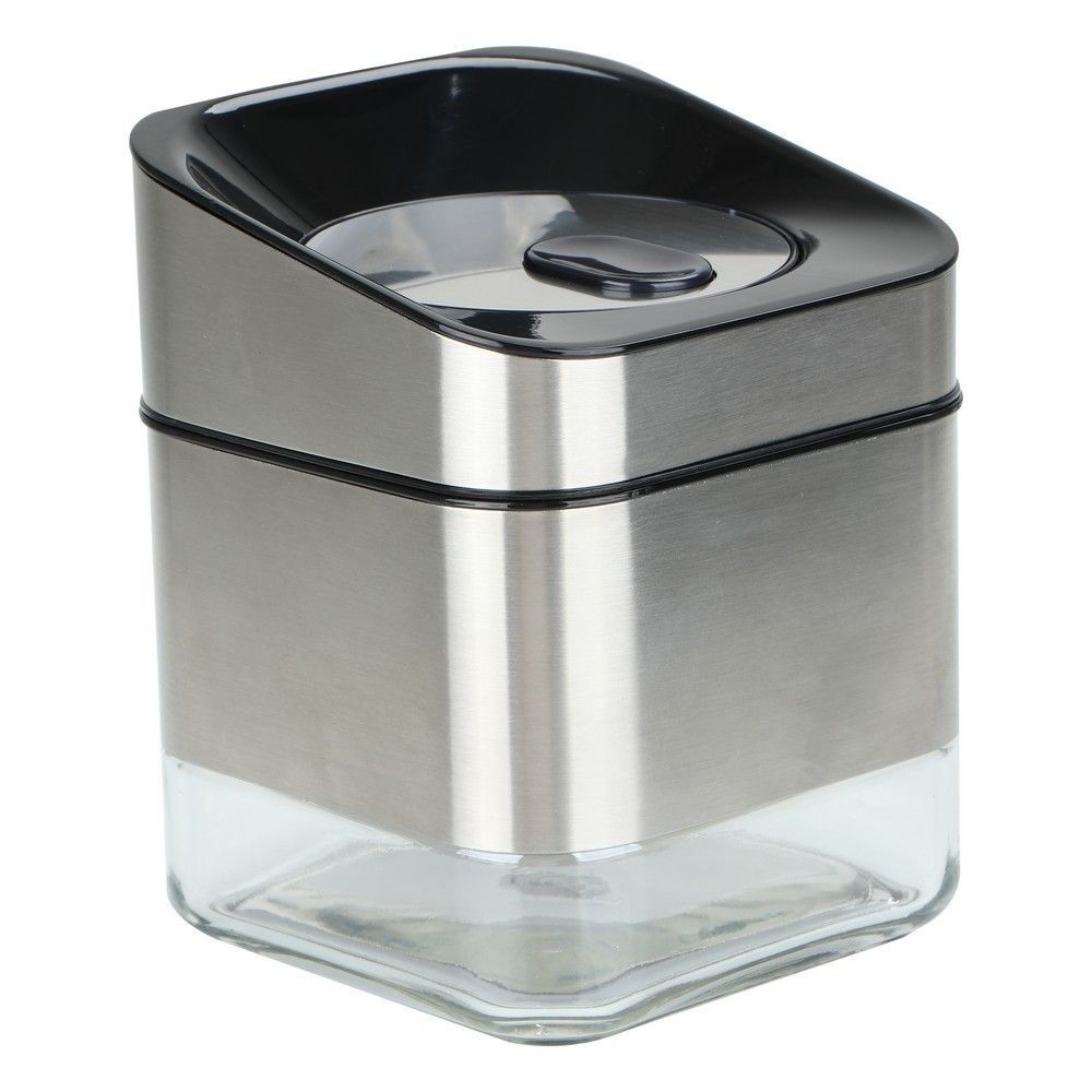 ขวดโหลแก้ว เหลียม ฝากด/เกลียว SLOPE 0.5 ลิตร GLASS CANISTER SLOPE 0.5L