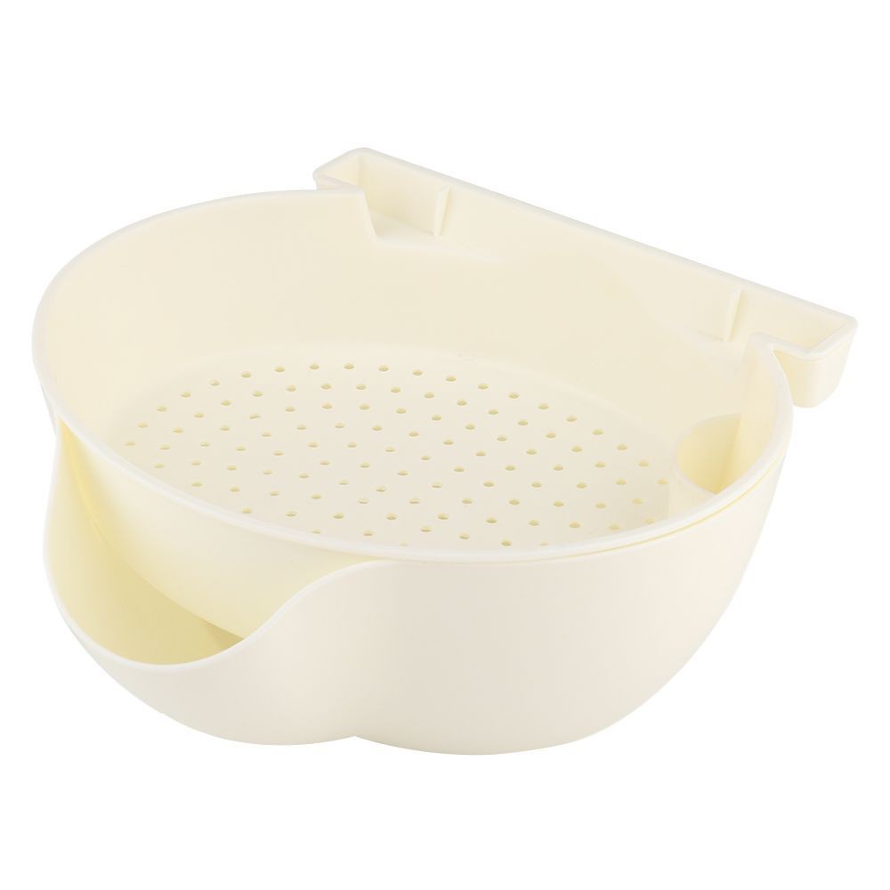 ตะกร้าล้างผัก KECH 19052109 สีขาว OVAL KITCHEN MESH KECH 19052109 WHITE
