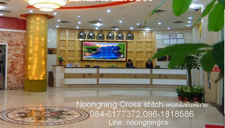 อินทรีย์ ชุดปักครอสติช พิมพ์ลาย ครอสติสจีน งานฝีมือ DIY