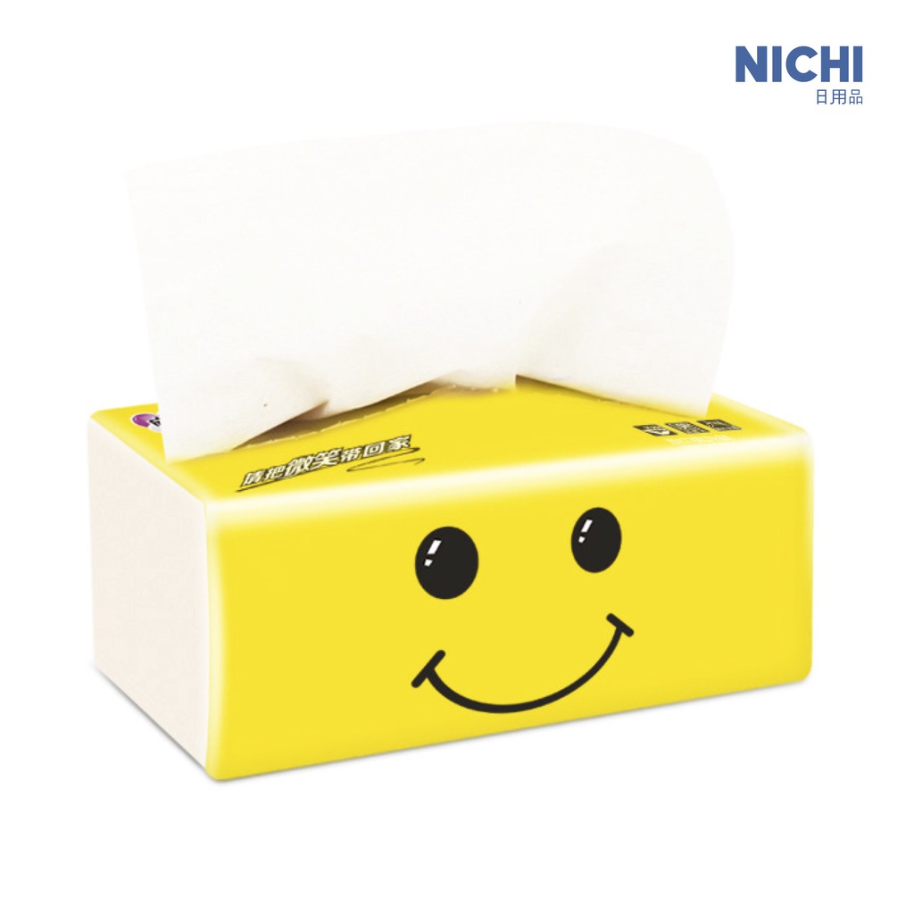 กระดาษทิชชู่ กระดาษทิชชู่เช็ดหน้า ทิชชู่มินิ เช็ดมือ กระดาษทิชชู่ 100 แผ่น