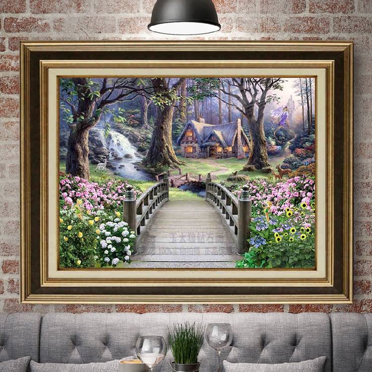 บ้าน ครอสติสคริสตัล Diamond painting โมเสก ภาพติดเพชร งานฝีมือ DIY