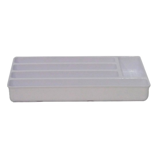 ถาดใส่อุปกรณ์ในครัว 5 ช่อง 2402 สีขาว KITCHEN UTENSIL TRAY 5HOLE 2402 WHITE