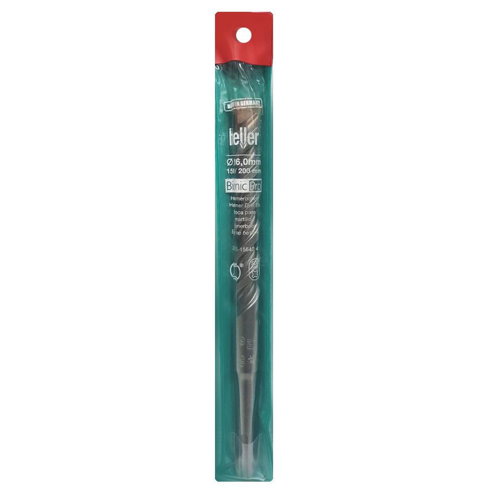 ดอกสว่าน HELLER SDS PLUS 16X200 มม. สว่านและดอกสว่าน CONCRETE DRILL BIT HELLER SDS PLUS 16X200MM