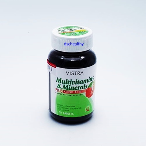 Vistra Multivitamins & Minerals PLUS AMINO ACID (50 capsules)