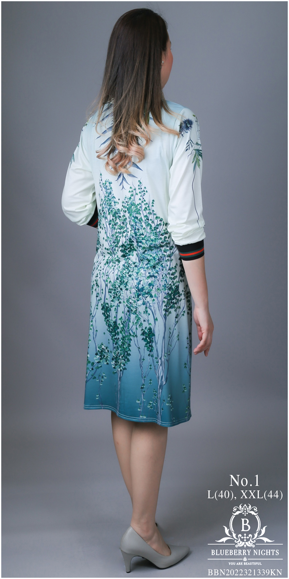 SaLe++14100 เดรสทีเชิ้ตผ้ายืดโพลีเอสเตอร์ผสมเนื้อนุ่มเกรดพรีเมี่ยม ตัดเย็บสวยเนี้ยบสไตล์แบรนด์เนมสุดหรู แพทเทิร์นเสื้อคอกลมแขนยาวปลายแขนยางยืด ช่วงเอวเย็บม้วนเกลียวช่วยอำพรางพุง #ซ่อนพุง ให้ดู #ผอมมีเอว ค่ะ พิมพ์ลายสีคมชัดสวยเป๊ะ ใส่สวยได้ทุกๆโอกาส หรูหรา