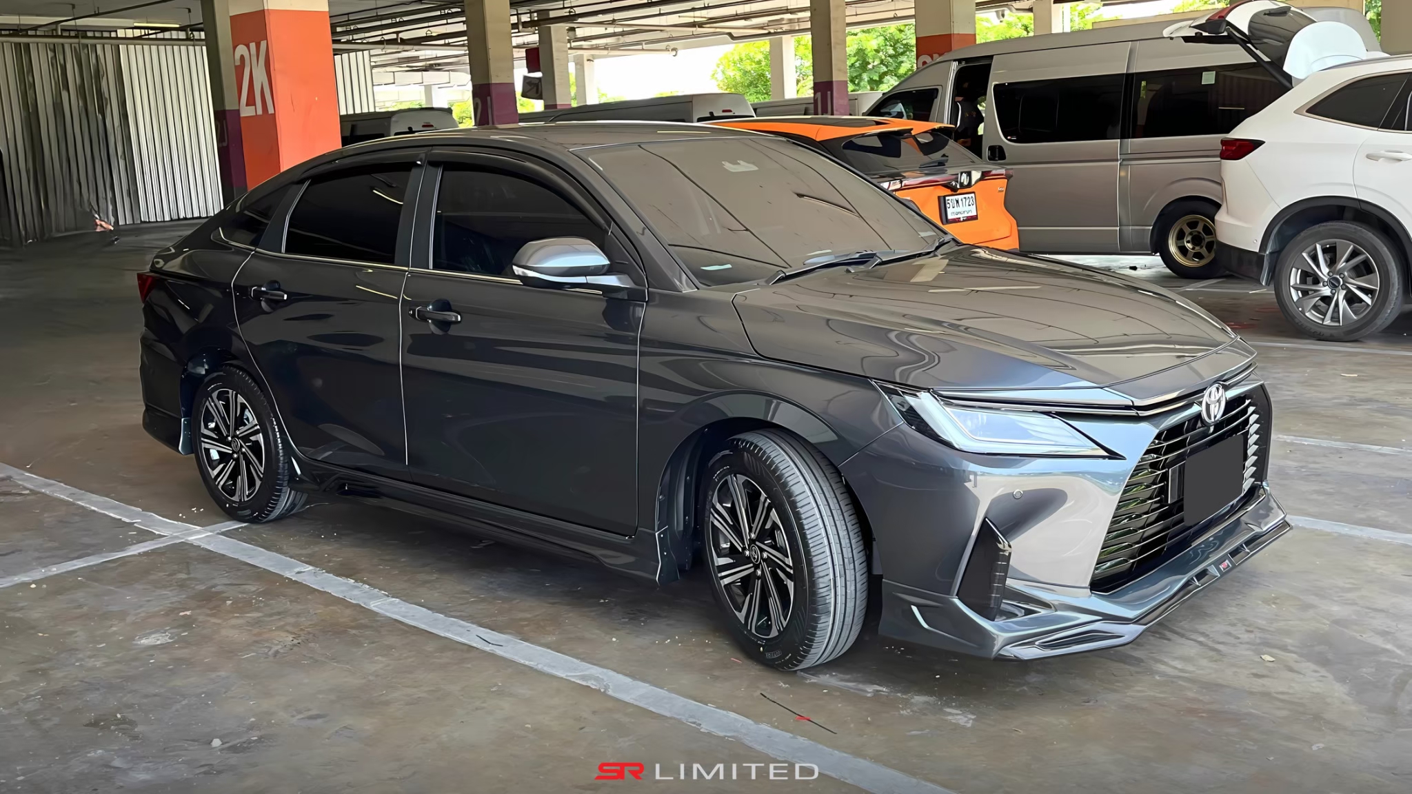 ชุดแต่งรถ-สเกิร์ต-สปอยเลอร์ Toyota New Yaris Ativ 2022 2023 2024