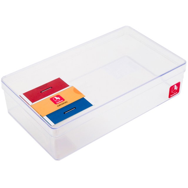 กล่องแบ่ง NAM NGAI HONG 6231L 1ช่อง 13.5x23x6 ซม. สีขาว