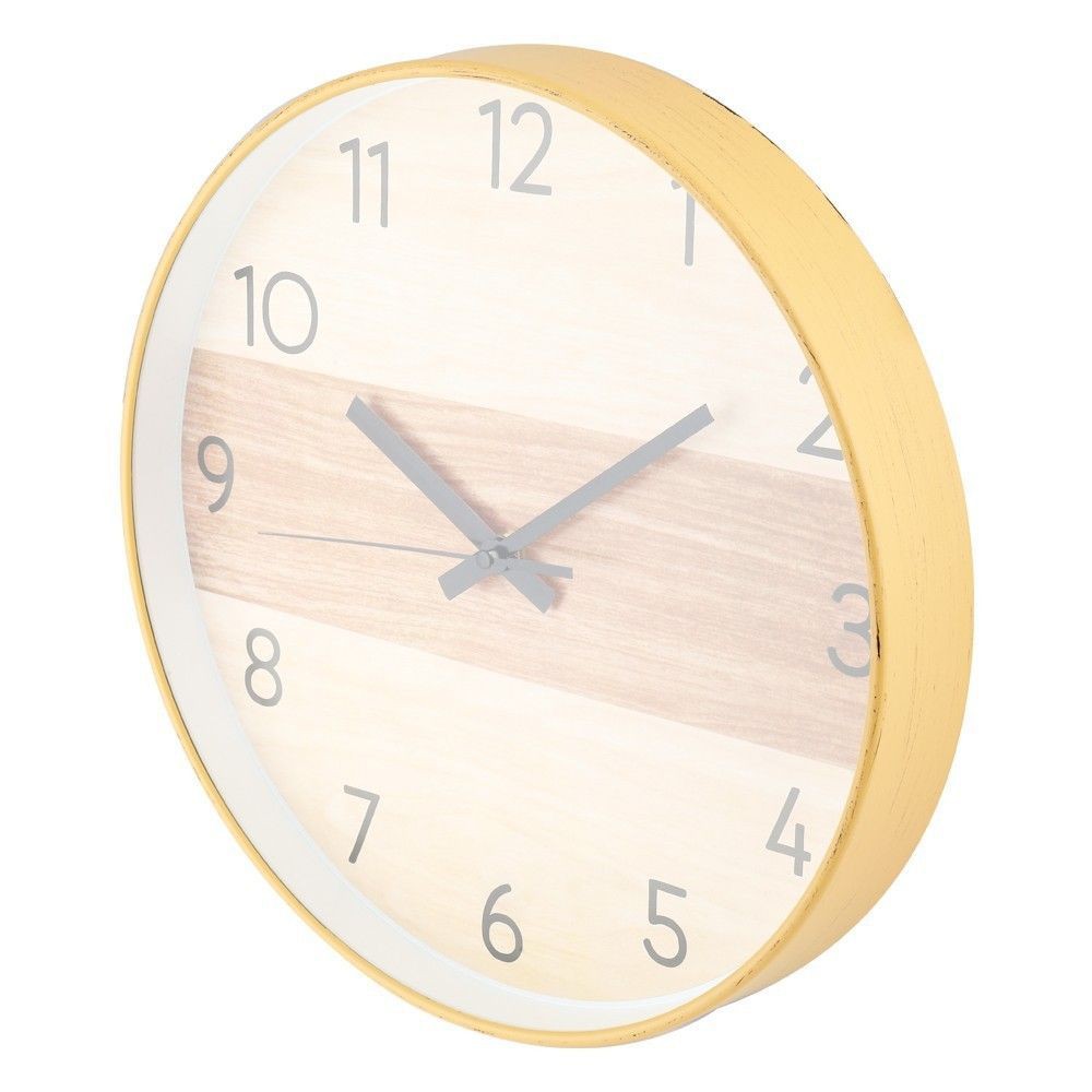 นาฬิกาแขวน HOME LIVING STYLE BOISEY 12 นิ้ว สีน้ำตาล นาฬิกา