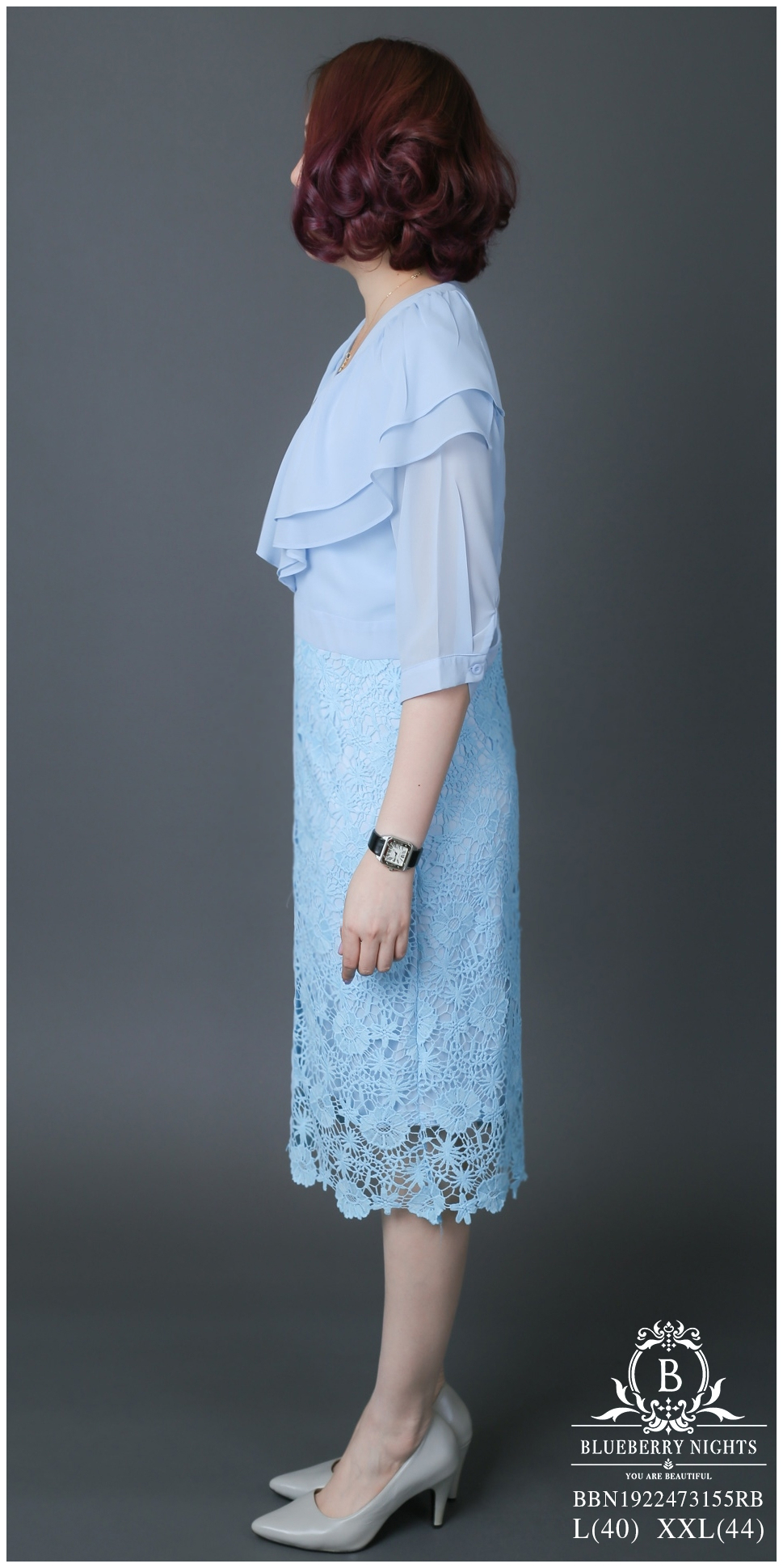 SaLe++13393**เดรสผ้าลูกไม้อิตาลีมิกซ์ผ้าชีฟองเกรดพรีเมี่ยมนำเข้าอย่างดี ดีเทลช่วงบนผ้าชีฟองสีพื้นคอระบายสวยเก๋ ช่วงล่างผ้าลูกไม้เนื้อผ้าใส่สบายไม่ระคายเคืองผิว มีซับในทั้งตัว มีซิปหลังยาว สำเนา