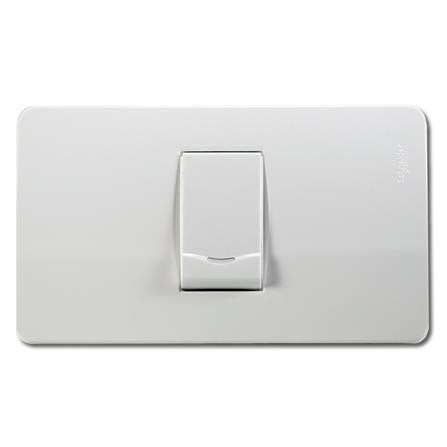 ชุดสวิตซ์ทางเดียว 1 ช่อง SCHNEIDER S13031/1/2 ม. ทนต่อการใช้งาน