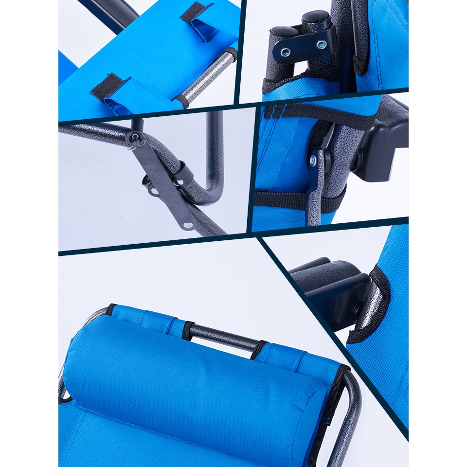 !!สินค้าขายดี!! เก้าอี้พับปรับเอนนั่งนอนได้ เก้าอี้นอน เก้าอี้อเนกประสงค์ Folding Chair