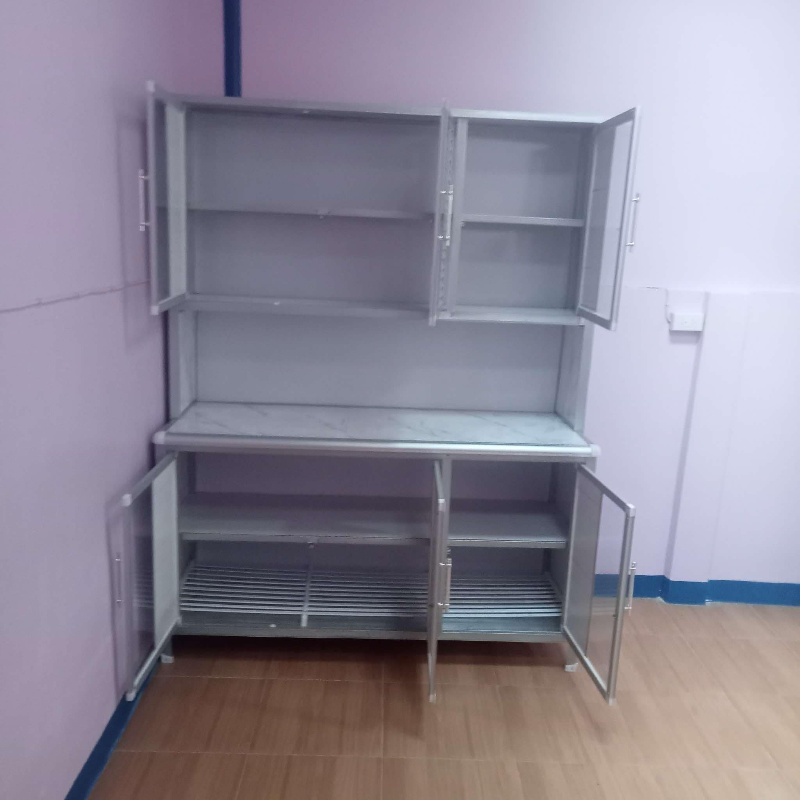 ตู้ครัวสูงปูกระเบื้อง ขนาด 150 ซม ลายหินอ่อน ฟรีจัดส่งกทม.ปริมณฑล