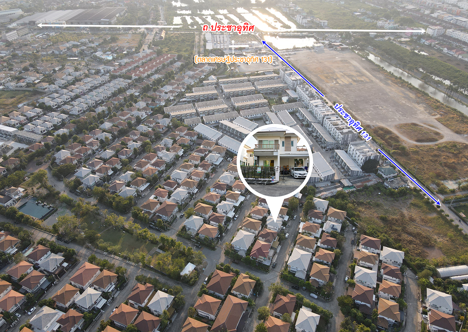 76935-ขายบ้านเดี่ยว สราญสิริ ประชาอุทิศ-สุขสวัสดิ์ ถนนประชาอุทิศ ทุ่งครุ กรุงเทพ