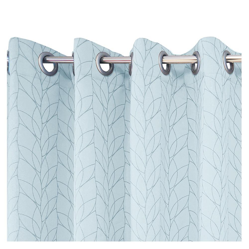 ผ้าม่าน EYELET CHILD FREEDOM STYLE RIVIERA UV 140x220 ซม. สีฟ้า ผ้าม่านประตู CURTAIN ผ้าม่านและมู่ลี่