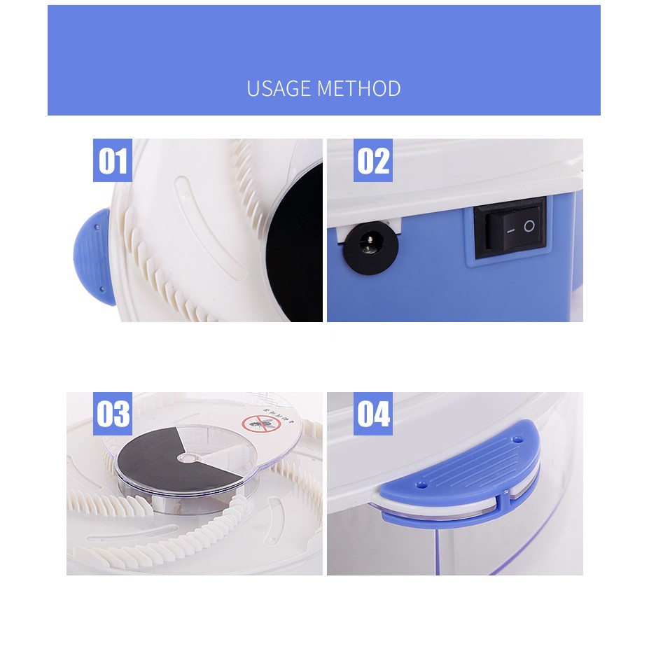 เครื่องดักแมลงวันไฟฟ้า เสียบไฟบ้าน ใช้ได้ทันที