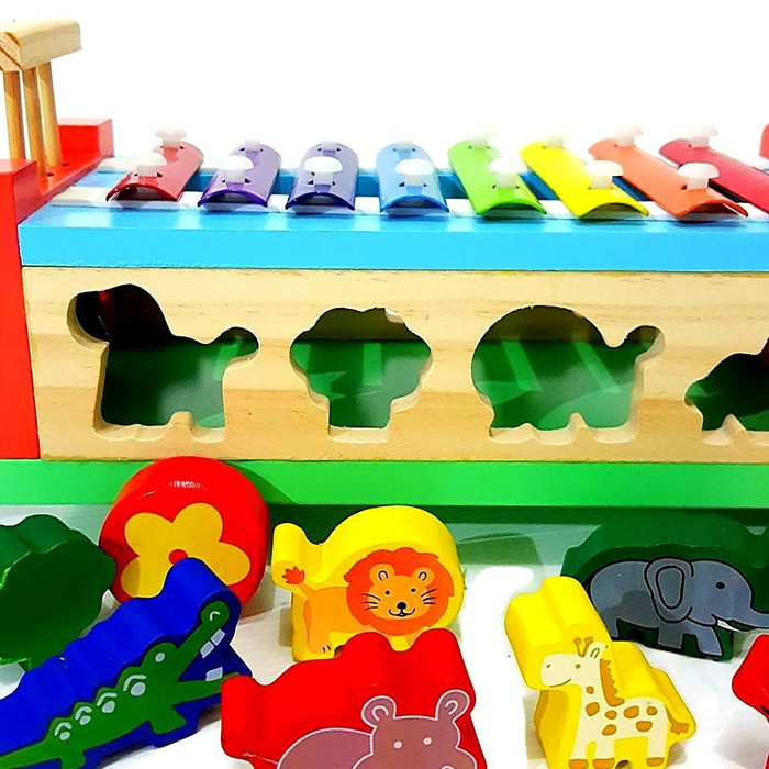 ของเล่นเสริมพัฒนาการ ของเล่นไม้ ของเล่น รถระนาด บล็อดหยอด รถลาก