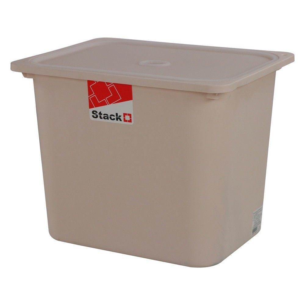 กล่องฝาปิด STACKO 2011C 43x33x34 ซม. สีเบจ