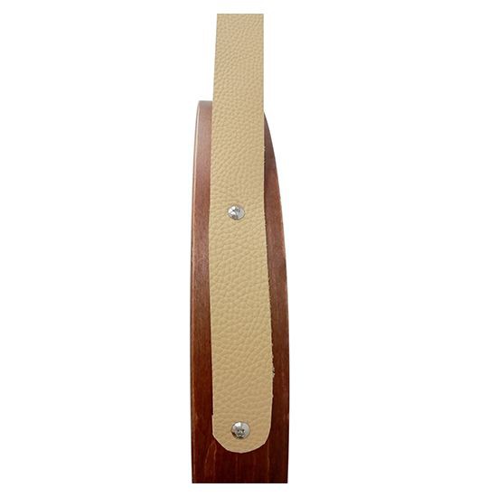 KASSA HOME นาฬิกาแขวนผนังกรอบไม้ รุ่น MG2027B-LY120-DBN Line ขนาด 68 x 40.8 x 5 ซม. สีน้ำตาลเข้ม ทนทาน ใช้งานได้นาน