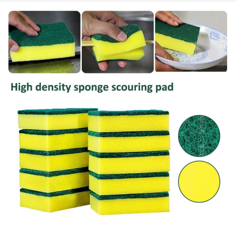 ฟองน้ำล้างจาน ทำความสะอาดล้างจาน