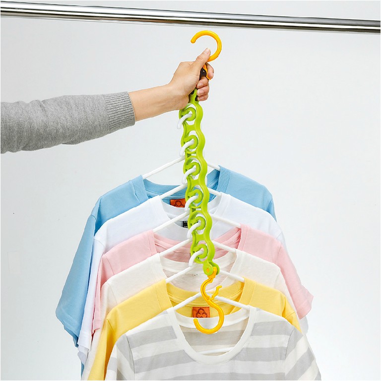 บ้านเด็กญี่ปุ่นนำเข้า inomata ราวตากผ้าราวแขวนเสื้อผ้าท่องเที่ยวแบบพกพาแขวนพาร์ทิชันตะขอ windproof ตะขอแขวน 3/6 | | |