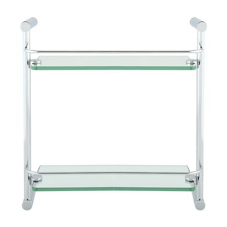 ชั้นกระจกติดผนัง 2 ชั้น HAFELE 499.98.005 ชั้นวางของ ชั้นวางของในห้องน้ำ