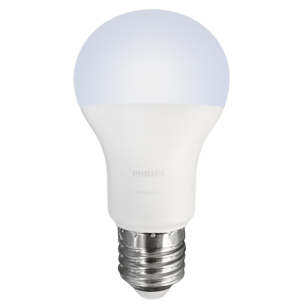 หลอด LED PHILIPS SCENESWITCH E27 8วัตต์ สีเหลือง/ขาว หลอดไฟภายในบ้านเอนกประสงค์