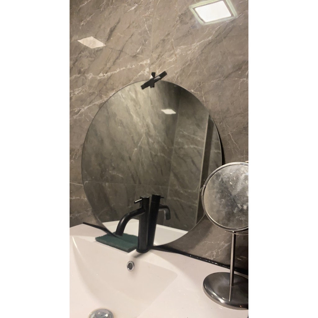 กระจกเงาเรียบ KASSA บานใหญ่ รุ่น SY-2 ขนาด 60x60ซม. ที่ให้ภาพเงาสะท้อนได้ดี ติดตั้งง่ายพร้อมชุดอุปกรณ์การติดตั้ง