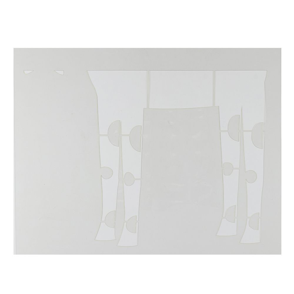 ชุด Set เพลทพลาสติก FITT WX242D ยีราฟ อุปกรณ์ทาสีSTENCIL COMBINATION FITT WX242D Giraffe