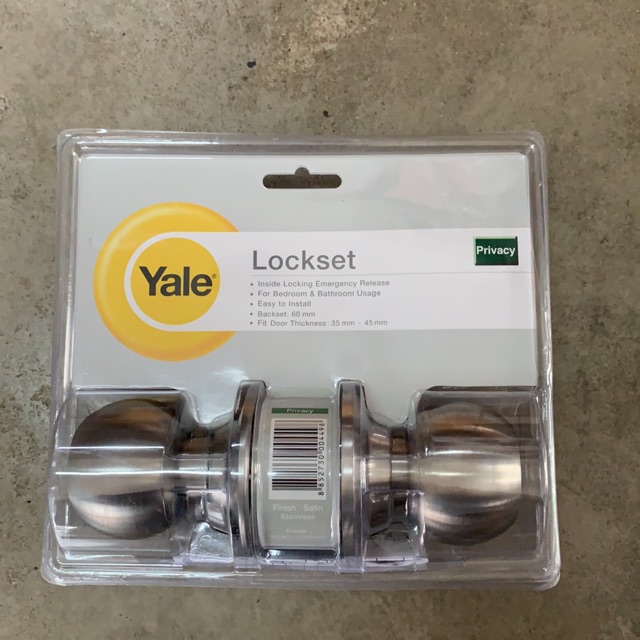 YALE ลูกบิดประตู ลูกบิดห้อง ลูกบิดห้องน้ำ(แบบไม่มีกุญแจ)