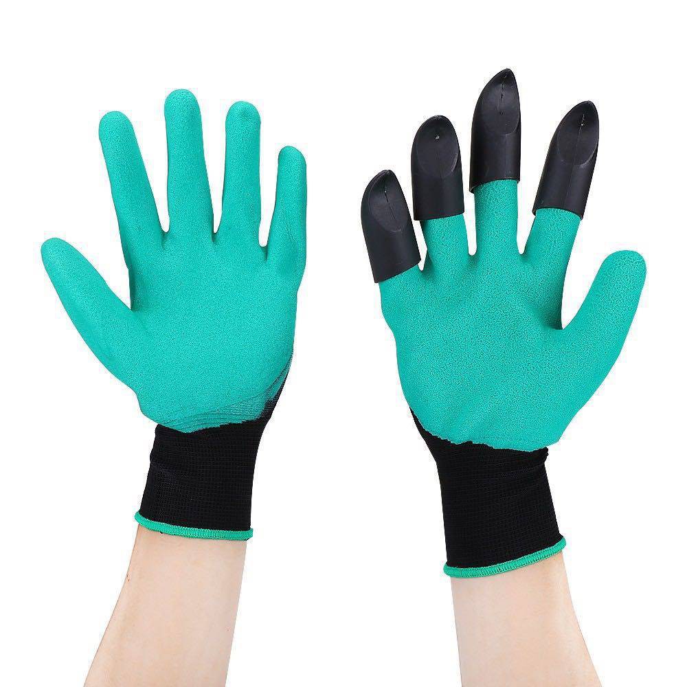 ถุงมือขุดดินทำสวน ถุงมือปลูกต้นไม้ ทำสวน พรวนดิน /0970