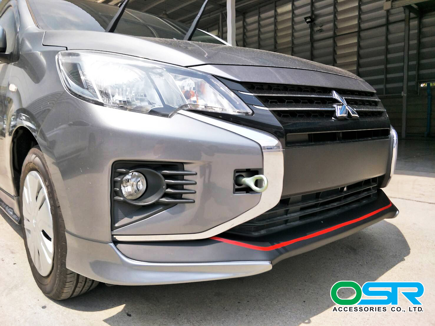 ชุดแต่งรถ สเกิร์ต-สปอยเลอร์ New Mitsubishi Attrage ทรง OEM By OSR