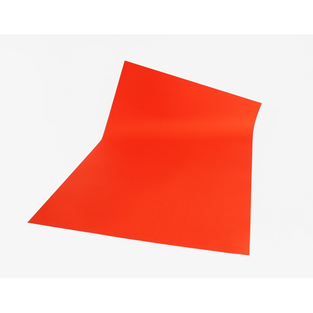 PP203 สีส้ม กระดาษโปสเตอร์สี 2 หน้า 20 แผ่น