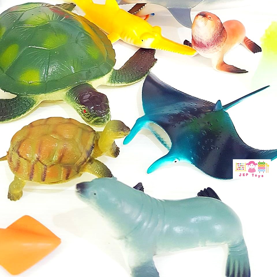 โมเดลพลาสติกเกรดดี ลายสัตว์ทะเลเเละขั้วโลก