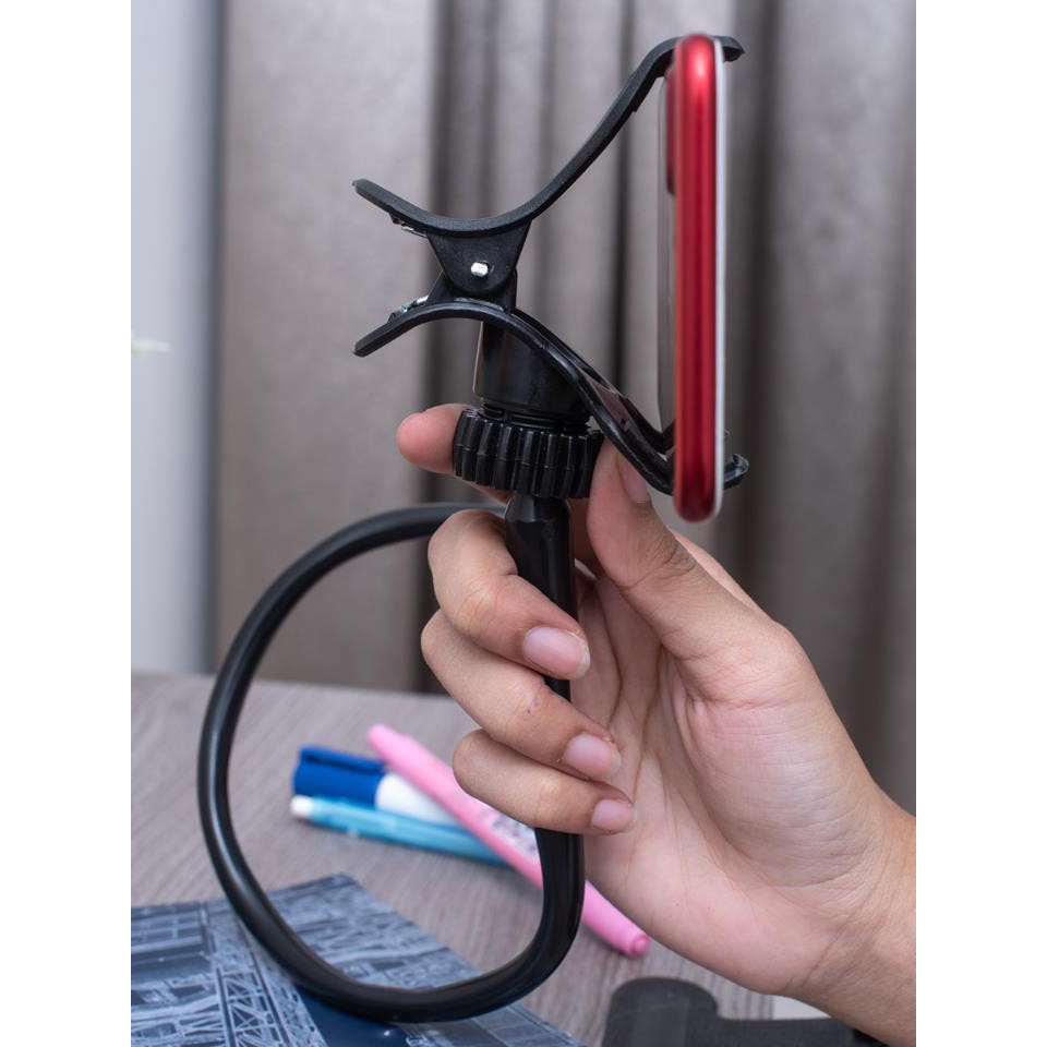 !!สินค้าขายดี!! ที่หนีบยึดมือถือ ที่วางมือถือ อุปกรณ์หนีบจับมือถืออเนกประสงค์ Universal Mobile Phone Holder